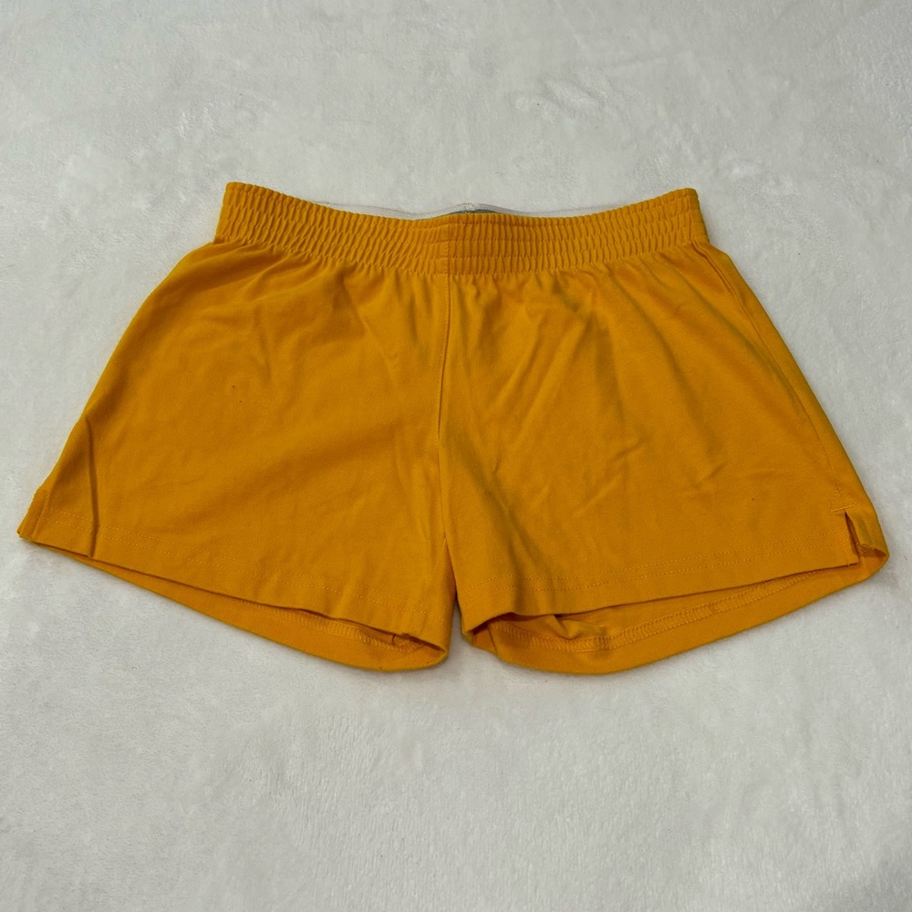 C9 BY CHAMPION Girl’s Cotton Blend Elastic Workout Shorts - yellow, size S